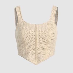 Solid Knit Crop Top
